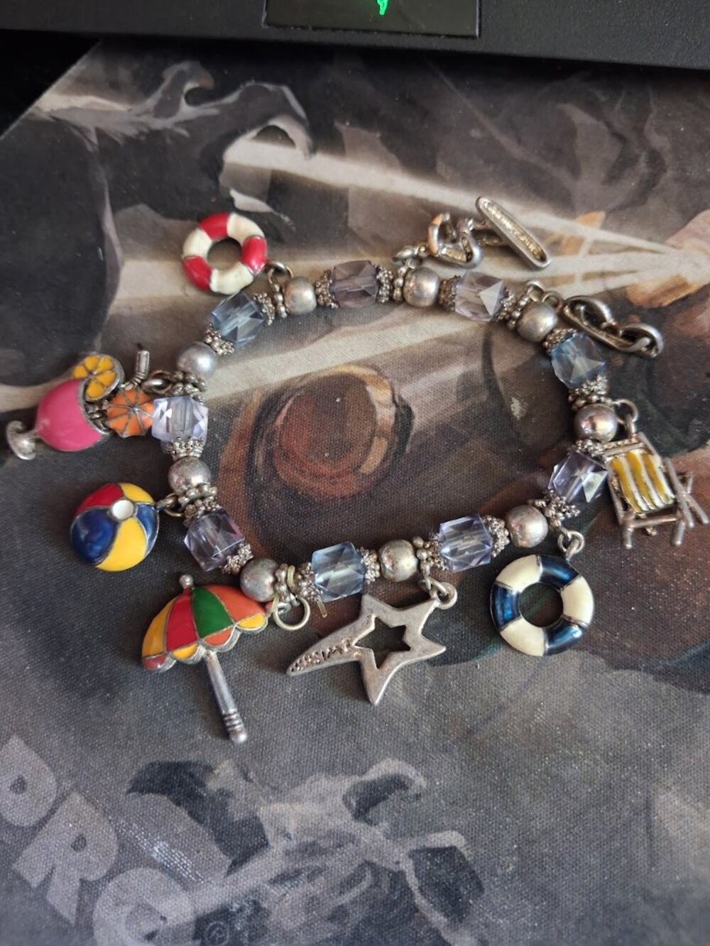 Stretchy Beach inspired bracelet